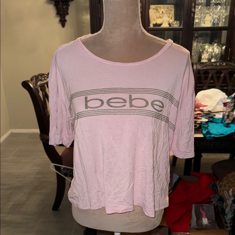Bebe Pink Graphic Tee